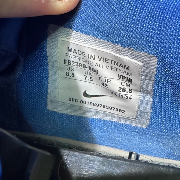 KD16 Blue and White mens basketball shoes - Picture 8 of 8